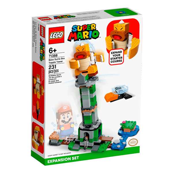 BOSS SUMO BRO TOPPLE TOWER SET ESPANISONE - LEGO SUPER MARIO