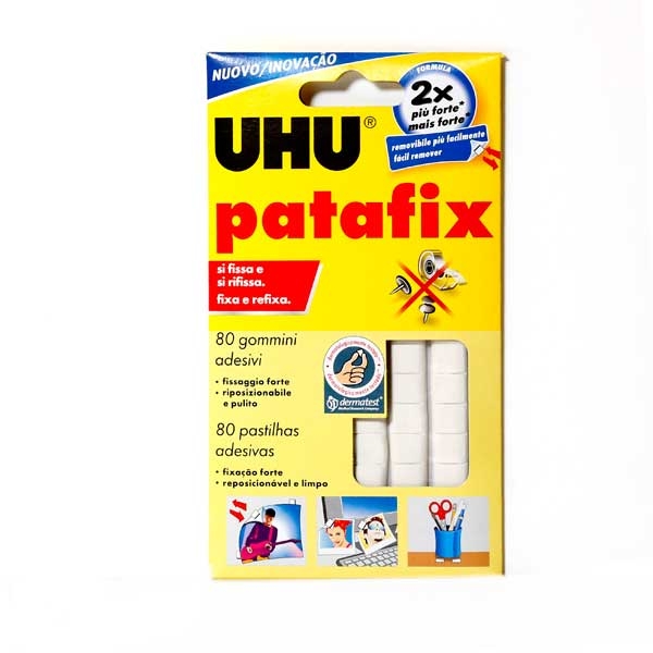 Praticità e versatilità: la gomma adesiva Patafix UHU 